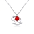 Picture of Stylish Small Platinum Plated Pendant Necklace