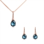Show details for Amazing Small Blue Necklace and Earring Set