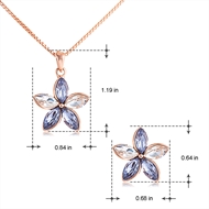 Picture of Unique Artificial Crystal Casual Necklace and Earring Set