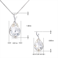 Picture of Best Small White Necklace and Earring Set