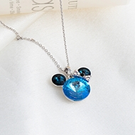 Picture of Fashion Swarovski Element Pendant Necklace with 3~7 Day Delivery