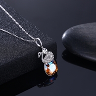 Picture of Sparkling Animal Platinum Plated Pendant Necklace