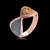 Picture of Casual Rose Gold Plated Fashion Ring of Original Design