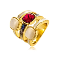 Picture of Affordable Zinc Alloy Rose Gold Plated Fashion Ring for Ladies