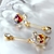 Picture of Stylish Small Artificial Crystal Dangle Earrings