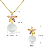 Picture of Classic Colorful Necklace and Earring Set with Speedy Delivery