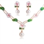 Show details for Fashion Artificial Pearl Colorful Necklace and Earring Set