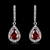 Picture of Bulk Platinum Plated Cubic Zirconia Dangle Earrings at Super Low Price