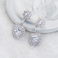 Picture of Casual Platinum Plated Dangle Earrings with Low Cost