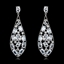 Show details for Unique Cubic Zirconia Big Dangle Earrings