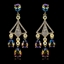 Show details for Copper or Brass Cubic Zirconia Dangle Earrings at Great Low Price
