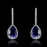 Picture of New Arrival Swarovski Element Single Stone Drop & Dangle