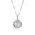 Picture of Delicate Small Platinum Plated Pendant Necklace