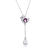 Picture of Hot Selling Platinum Plated Swarovski Element Pendant Necklace from Top Designer