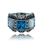 Show details for Online Accessories Wholesale Dark Blue Big Fashion Rings