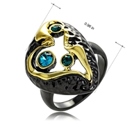 Picture of Eye-Catching Blue Multi-tone Plated Fashion Ring with Member Discount