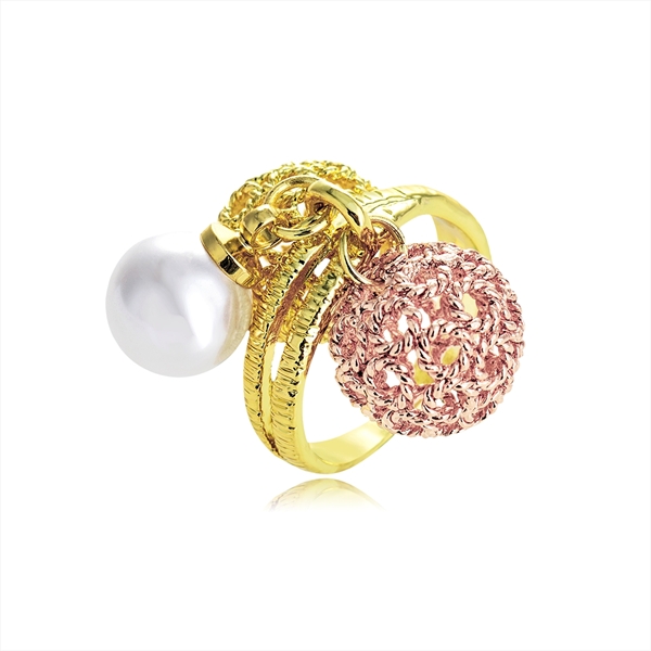 Picture of Unique Artificial Pearl Classic Fashion Ring