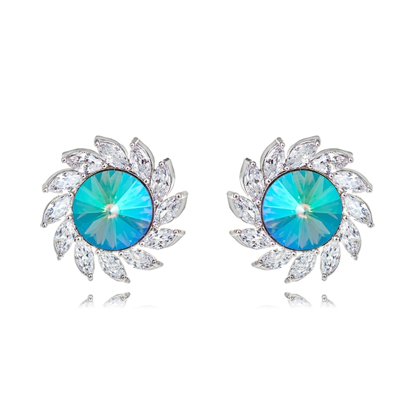 Picture of Casual Blue Stud Earrings with Speedy Delivery