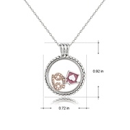 Picture of Inexpensive Copper or Brass Platinum Plated Pendant Necklace for Female