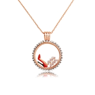 Picture of Delicate Rose Gold Plated Pendant Necklace Factory Direct