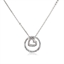 Show details for Delicate Platinum Plated Pendant Necklace with Full Guarantee