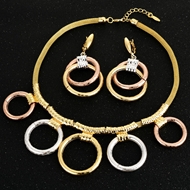 Picture of Zinc Alloy Medium Necklace and Earring Set at Super Low Price