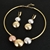 Picture of Dubai Multi-tone Plated Necklace and Earring Set with Member Discount