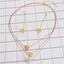 Show details for Bling Casual Zinc Alloy Necklace and Earring Set