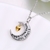 Picture of Ladies Fashion Cubic Zirconia Pendant Necklace