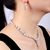 Picture of Unusual Medium White Necklace and Earring Set