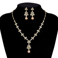 Picture of Trendy Gold Plated Luxury Necklace and Earring Set with No-Risk Refund