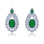 Show details for Good Quality Cubic Zirconia Platinum Plated Dangle Earrings