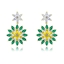 Show details for Stylish Big Cubic Zirconia Dangle Earrings