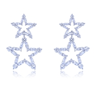 Picture of Luxury Star Dangle Earrings with Wow Elements