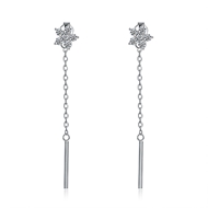 Picture of Casual Cubic Zirconia Dangle Earrings with Worldwide Shipping