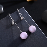 Picture of Fashion 925 Sterling Silver Dangle Earrings with Worldwide Shipping