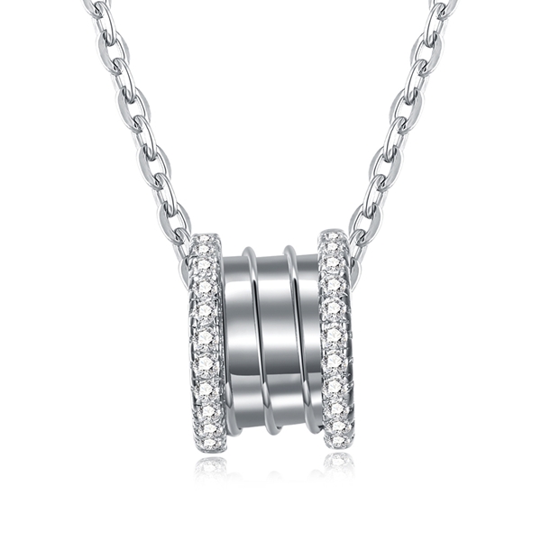 Picture of Hot Selling Platinum Plated Casual Pendant Necklace from Top Designer