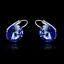 Show details for Superb Quality Platinum Plated Dark Blue Hook
