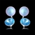 Picture of Zinc Alloy Platinum Plated Stud Earrings Direct from Factory