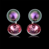 Picture of Zinc Alloy Swarovski Element Stud Earrings with Unbeatable Quality