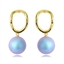 Show details for Top Swarovski Element Pearl Small Dangle Earrings