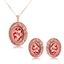 Show details for Zinc Alloy Butterfly Necklace and Earring Set From Reliable Factory