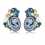 Show details for Zinc Alloy Enamel Stud Earrings at Great Low Price