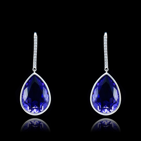 Picture of Amazing Platinum Plated Zinc-Alloy Drop & Dangle