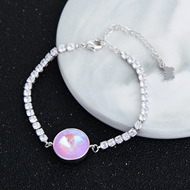 Show details for Trendy Colorful Platinum Plated Fashion Bracelet with No-Risk Refund Show details for Trendy Colorful Platinum Plated Fashion Bracelet with No-Risk Refund