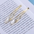 Picture of Hot Selling White Zinc Alloy Dangle Earrings in Bulk