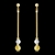 Picture of Classic Multi-tone Plated Dangle Earrings with Easy Return