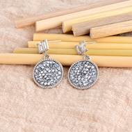 Show details for Designer Platinum Plated Copper or Brass Dangle Earrings with No-Risk Return Show details for Designer Platinum Plated Copper or Brass Dangle Earrings with No-Risk Return