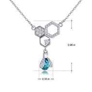 Picture of Popular Swarovski Element Casual Pendant Necklace