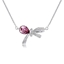 Show details for Sparkling Casual Purple Pendant Necklace